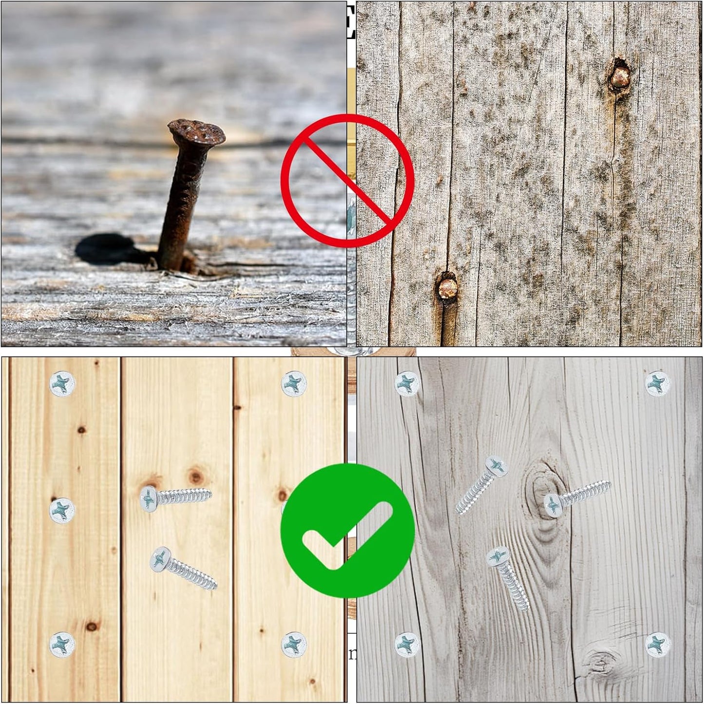 Dekorative Schraubenabdeckungen aus Messing mit Kappen (8 Stück)