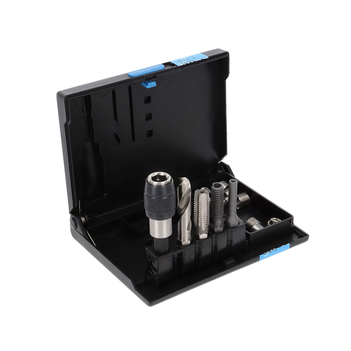Gewindereparatur Set M6 x 1.0 mit Einsatzspiralen im Kunststoffkassette