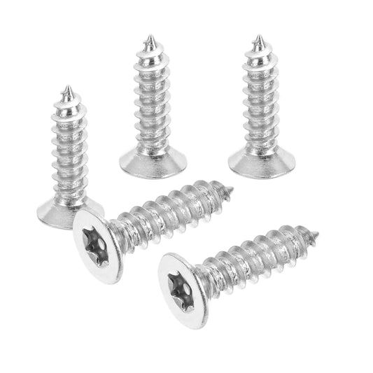 Flachkopf Torx Holzschrauben M4 x 16 mm Edelstahl Senkkopf