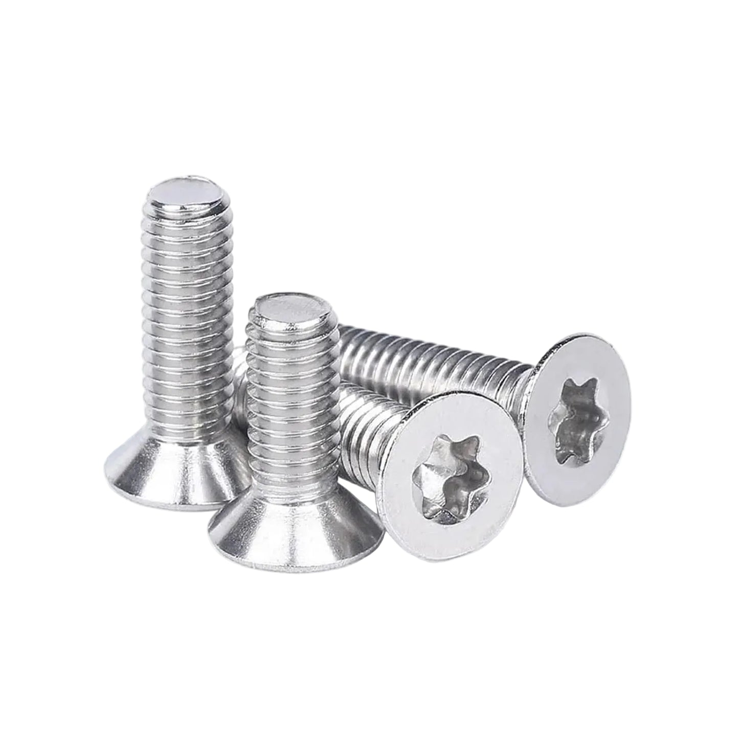 Torx Senkkopfschrauben M6 x 20 mm Edelstahl Flachkopf