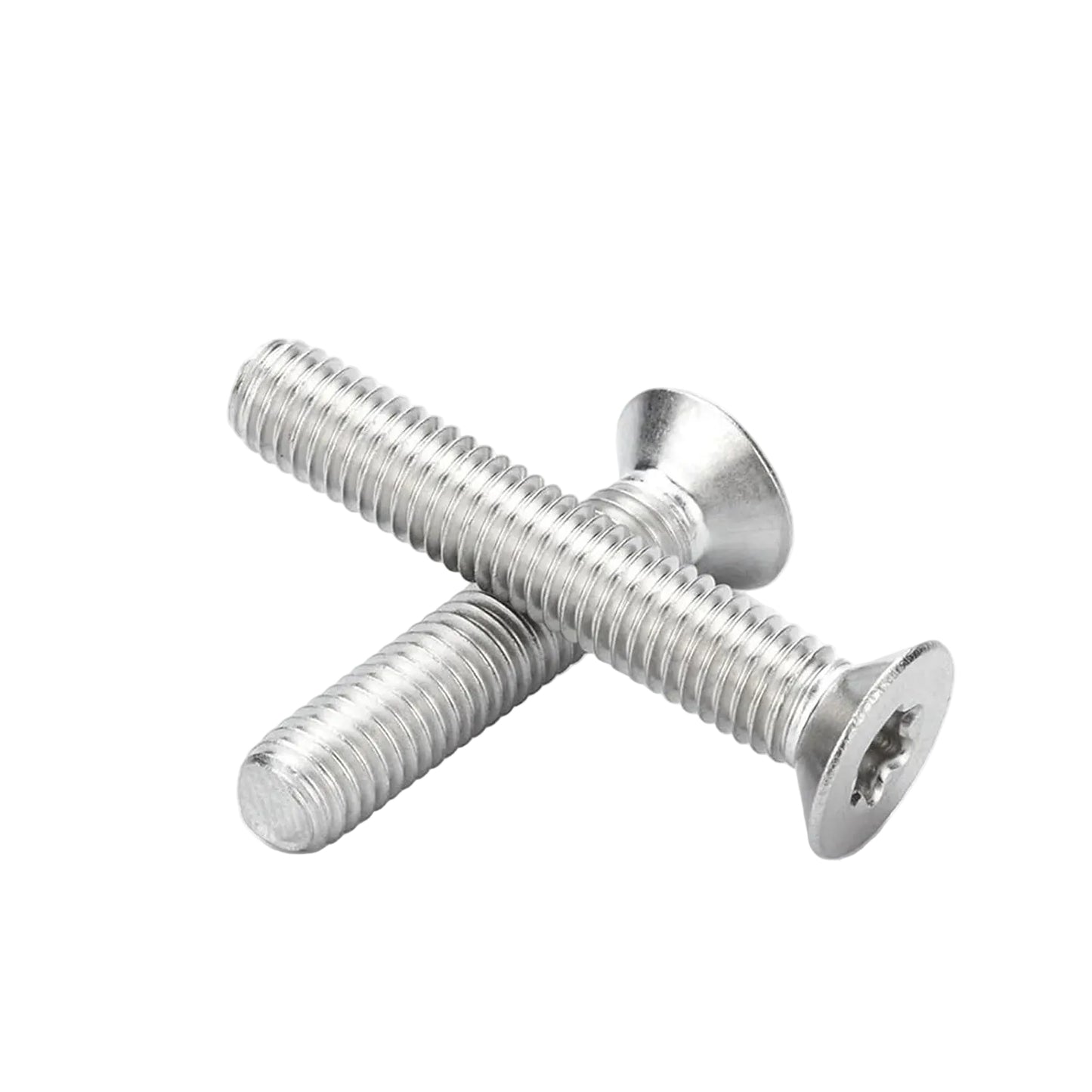 Torx Senkkopfschrauben M6 x 20 mm Edelstahl Flachkopf