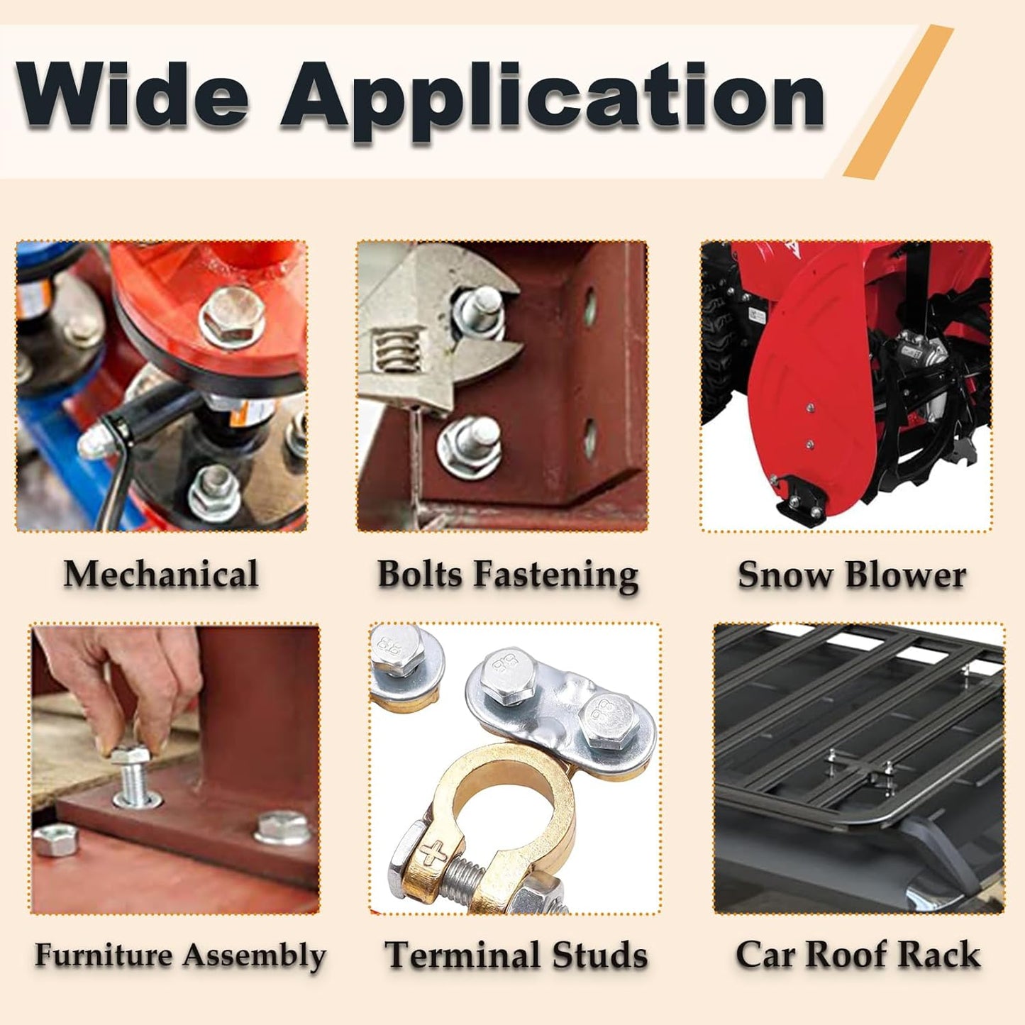 Sechskantschrauben aus Edelstahl Vollgewinde Metrische Schrauben