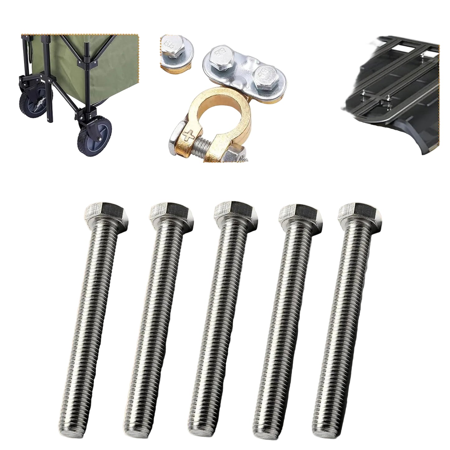 Sechskantschrauben aus Edelstahl Vollgewinde Metrische Schrauben