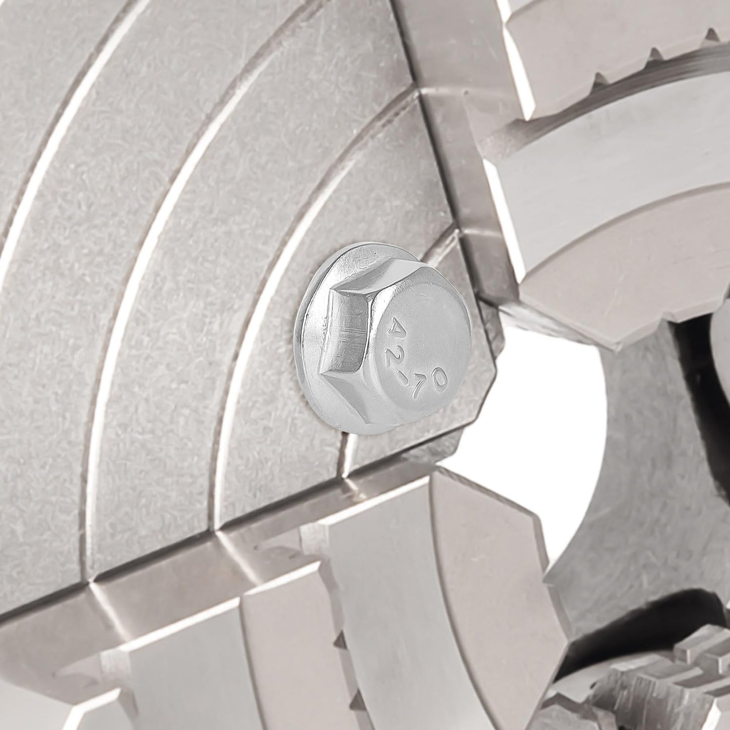 Sechskant-Flanschschrauben aus Edelstahl 304 Vollgewinde (15 Stück)